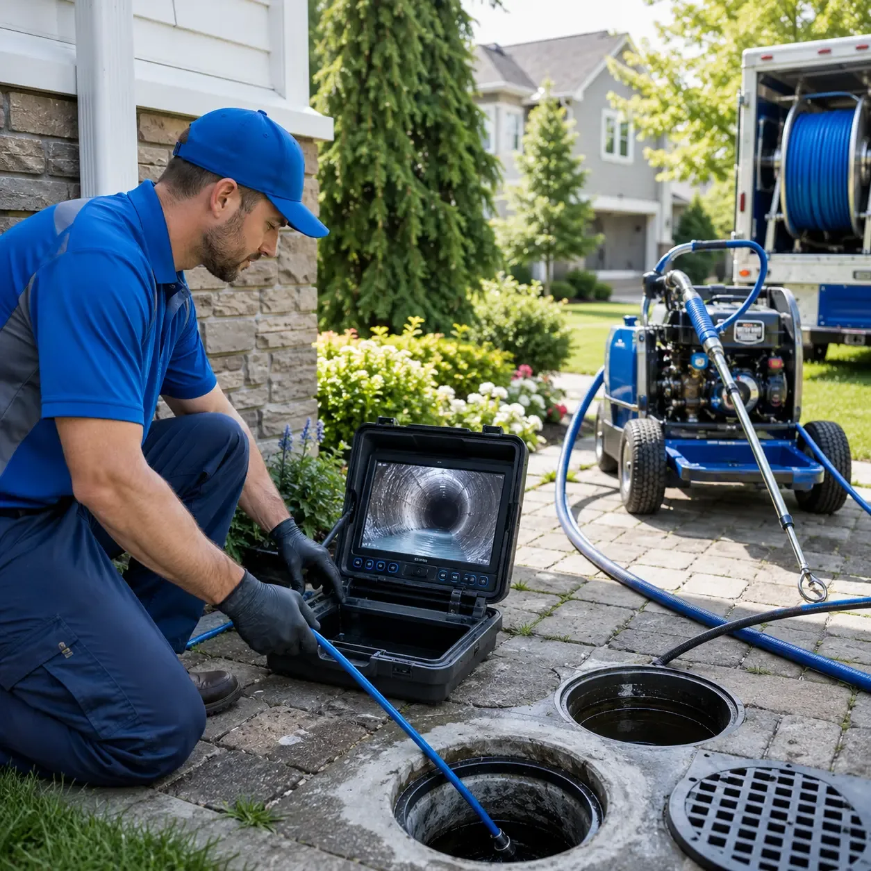 Outdoor drain cleaning professionals serving Central Point, OR